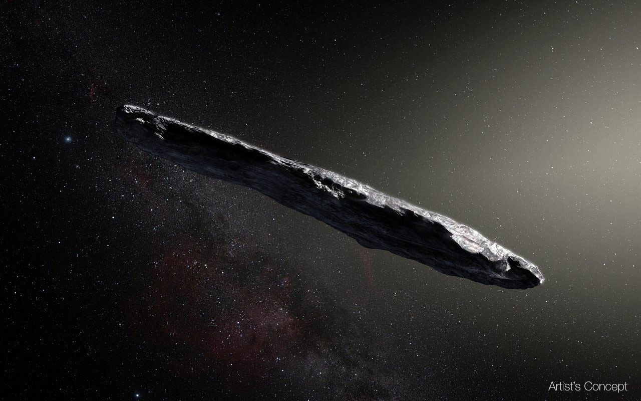 Visão geral de 'Oumuamua"
